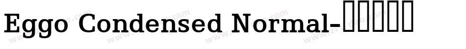 Eggo Condensed Normal字体转换